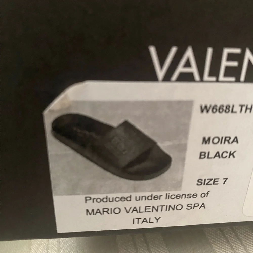 Valentino Moira Black Made In Italy W668LTH Value $379 Size 7 - Picture 6 of 6